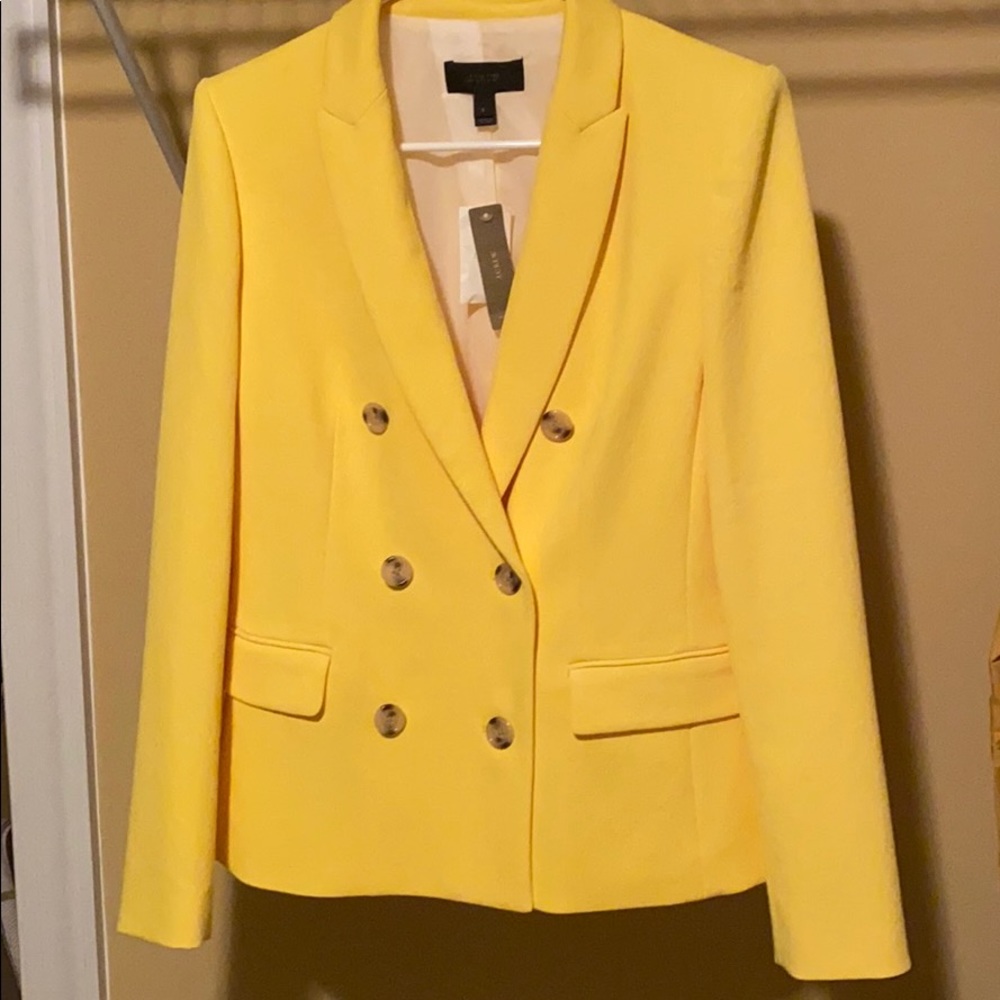 😍  canary yellow blazer